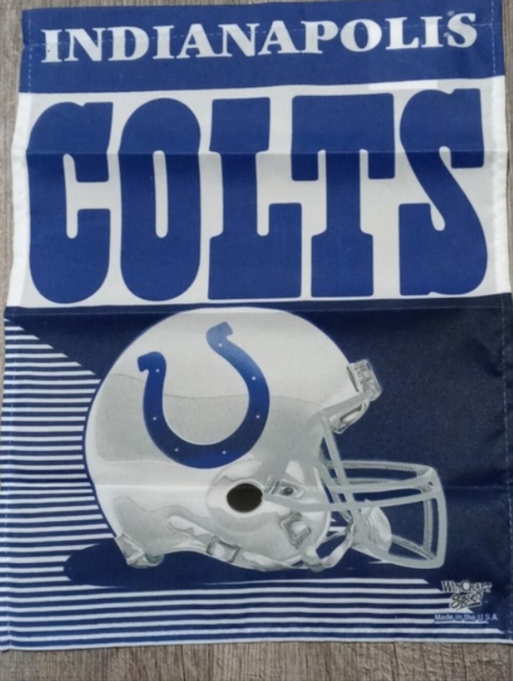 Indianapolis Colts Decorative Garden Flag 10.5x14inch NWOT - Picture 4 of 4